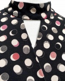 Viscose tricot top met bolletjes