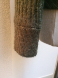 Stoere groene pullover