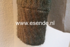 Stoere groene pullover
