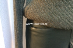 Stoere groene pullover