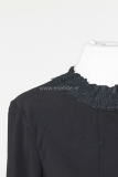Zwart designer shirt van ritual plainstof