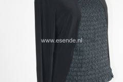 Zwart designer shirt van ritual plainstof