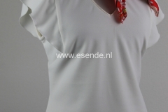 Zomershirt met volant mouwtje
