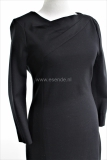 Elegante stijlvolle zwarte jurk