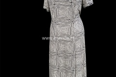 Jersey viscose jurk