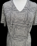 Jersey viscose jurk
