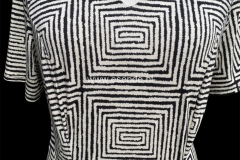 Jersey viscose jurk