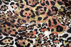 92% polyester 8 % elastan  velourstof